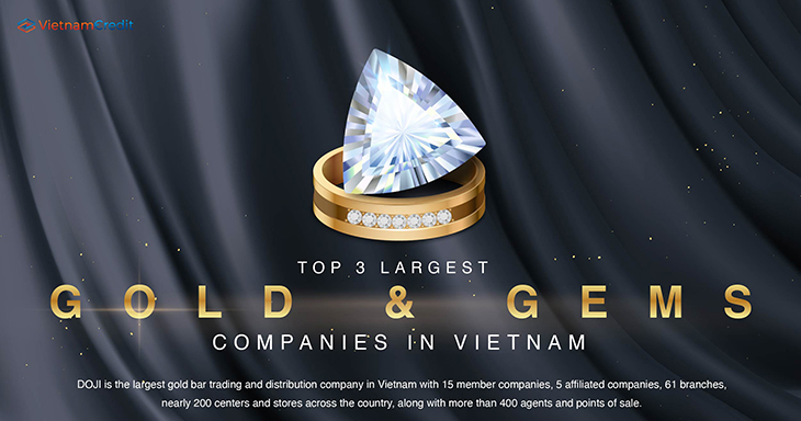 Top 3 largest gold & gems companies in Vietnam